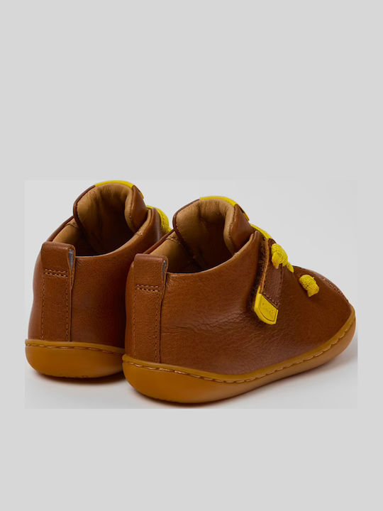 Peu Cami Kids Boots with Velcro Brown