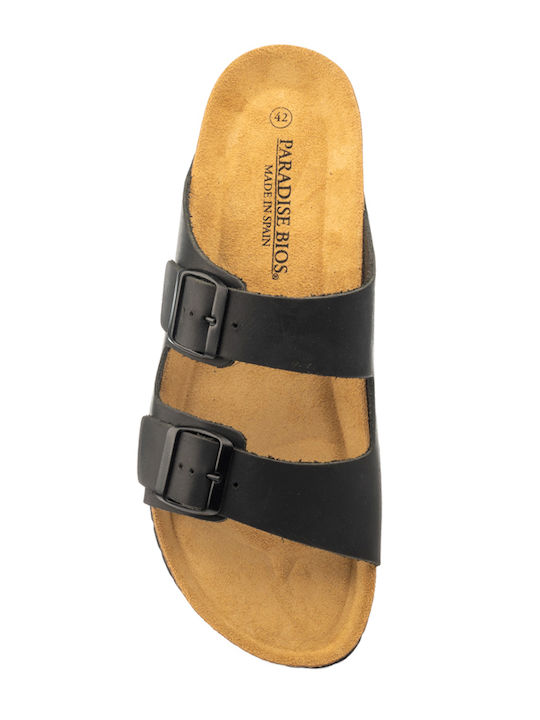 Herrensandalen in Schwarz Farbe