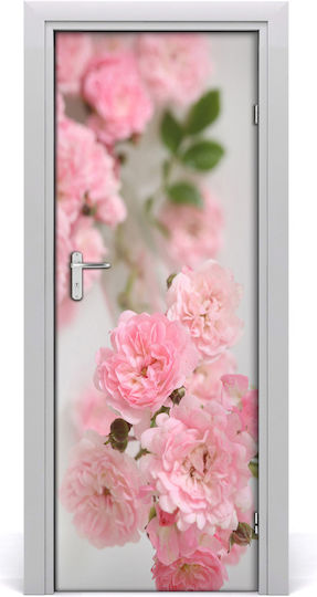 Wild Rose Sticker Wall Mural Door 75x205 Cm