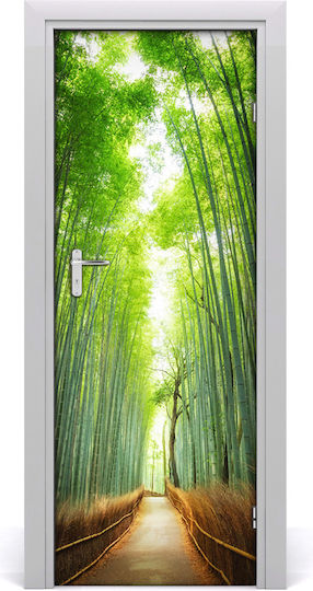 Pathway Bamboos Self-adhesive Wall Mural Door 75x205 Cm