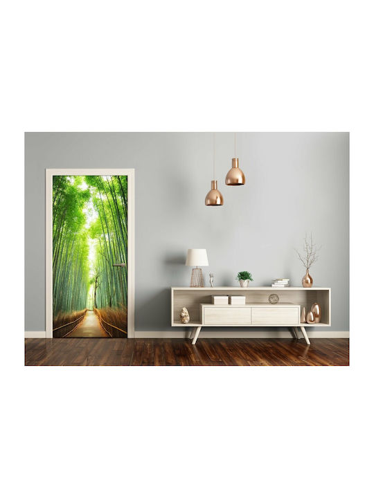 Pathway Bamboos Self-adhesive Wall Mural Doors 75x205 Cm