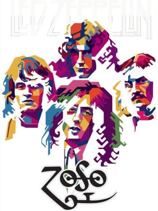 Овърсайз Тениска Led Zep 1 Rock Avenue Черна