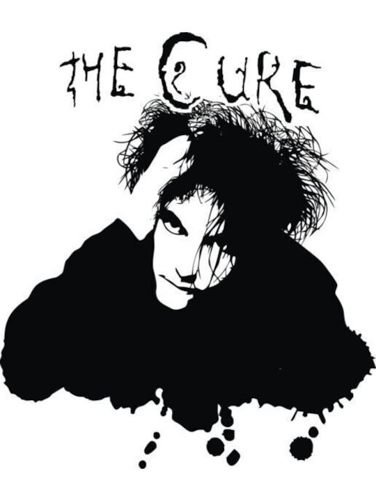 Oversized T-shirt Cure Robert Smith Rock Avenue White