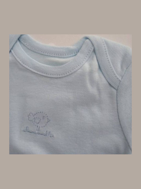 Mayoral Baby Bodysuit Short-Sleeved Sky Blue