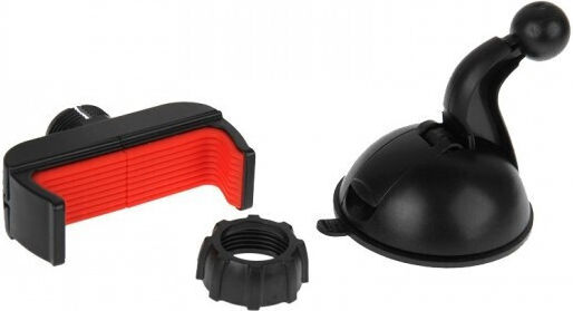 Car Mobile Mount with Adjustable Hooks Black