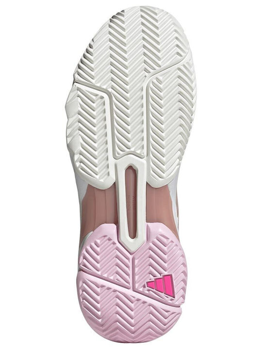 adidas Courtjam Control 3 Ftwr Γυναικεία Παπούτσια Τένις Λευκά