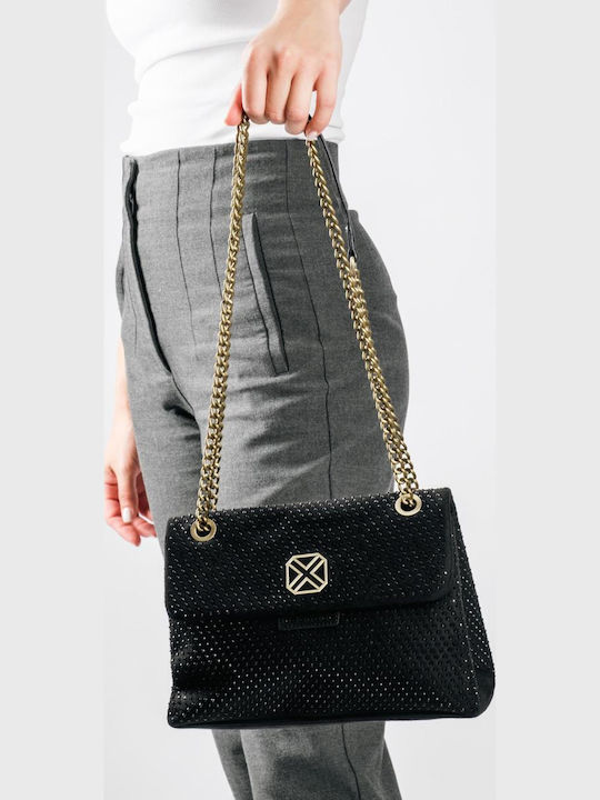 Damentasche Schultertasche Schwarz