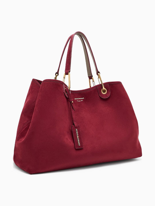 Leather Women's Bag Shoulder Red