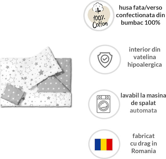 Kidizi Set Pentru Patut Roz 5buc piese