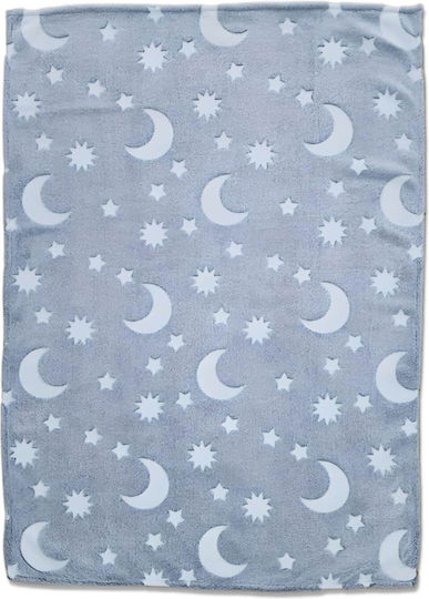 Kidizi Pătură Pepinieră Swaddling pături Gri 100x75cm
