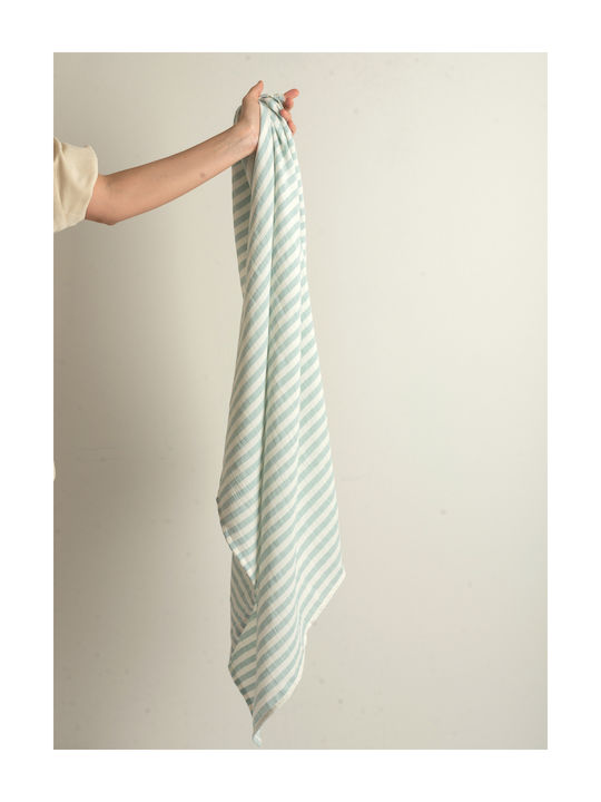 Kidizi Blanket Nursery Swaddling Blankets Cotton Green 100x100cm
