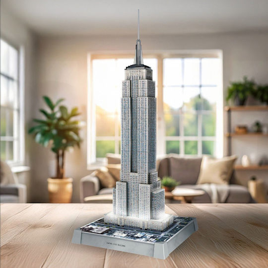 Empire State Building With Light Puzzle 3D 216pcs