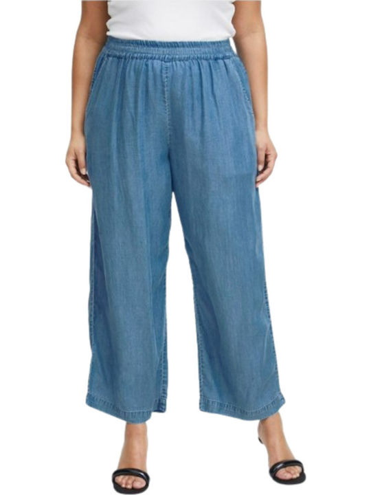 Γυναικείο Υφασμάτινο Παντελόνι Denim