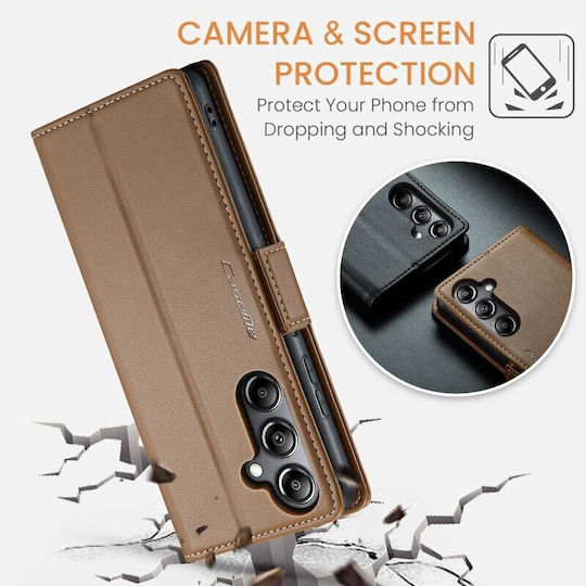 Caseme 023 Luminus Brieftasche Braun (Galaxy A05S)