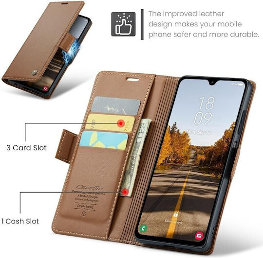 Caseme 023 Luminus Brieftasche Braun (Galaxy A05S)