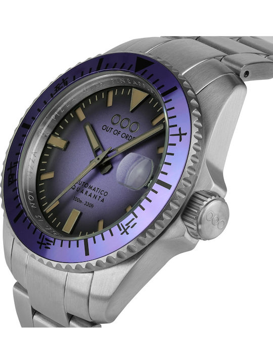 Out Of Order Women's Watch Automatic with Silver Metal Bracelet