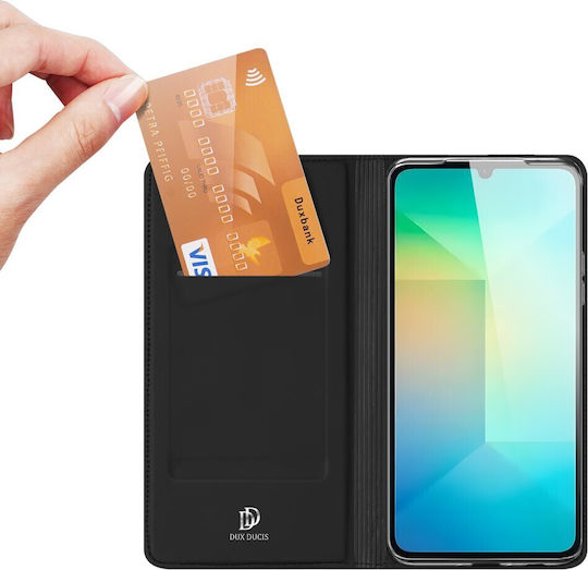 Dux Ducis Skin Pro Series Book Synthetic Leather / Silicone Black (Galaxy A26Oppo A17)