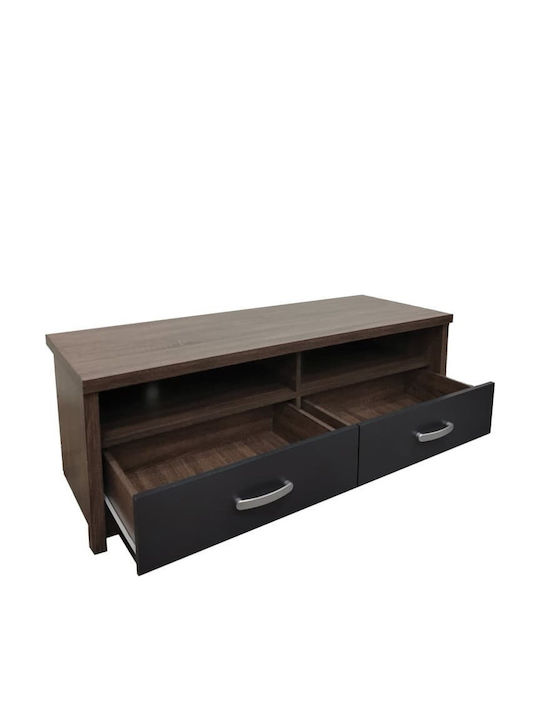 Έπιπλο Τηλεόρασης Podizor Oak-ανθρακί Μ120xΠ45xΥ42.5cm