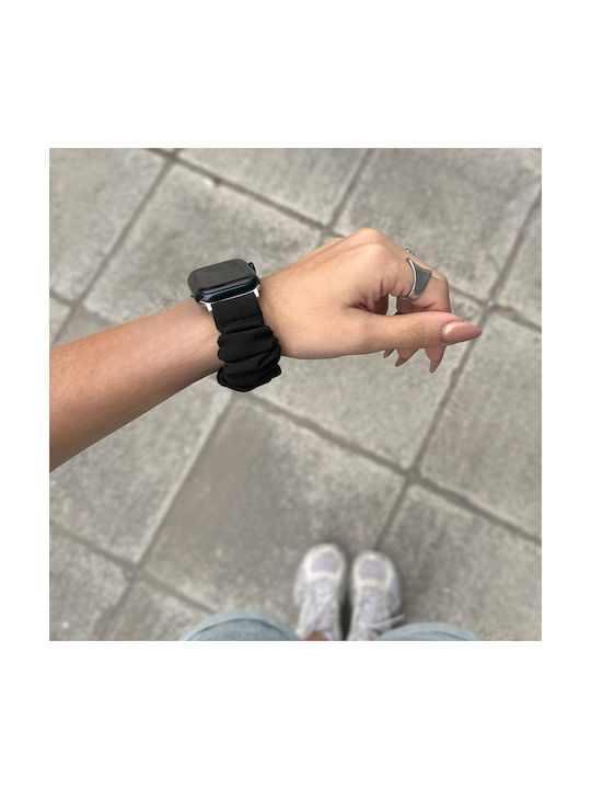 Sonique Scruncie Curea Tesatura Negru (Apple Watch (42/44/45/49MM) - Apple)