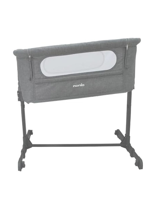 Kidizi Cradle-Park with Mattress and Wheels Gray