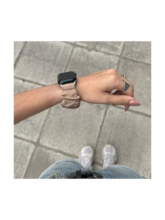 Sonique Scruncie Curea Tesatura Bej (Apple Watch (42/44/45/49MM) - Apple)