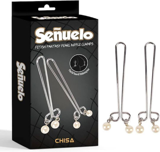 Chisa Novelties Σφιγκτήρες Θηλών σε Μαύρο Χρώμα
