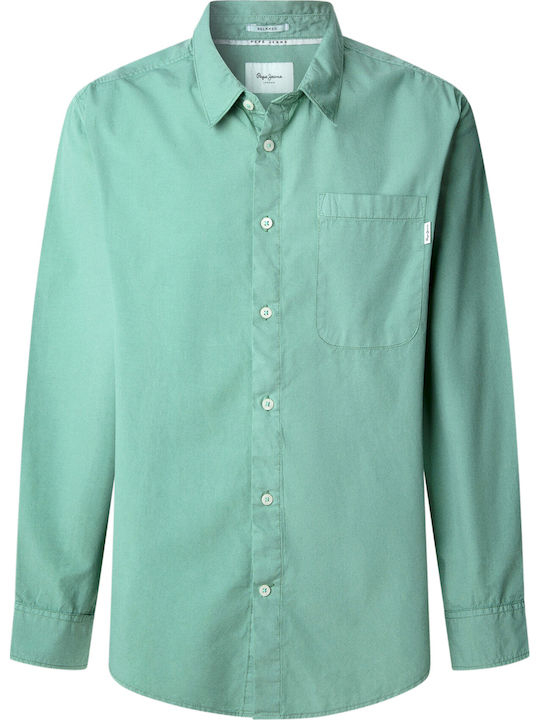 Μακρυμάνικo Πουκάμισο Sage Green