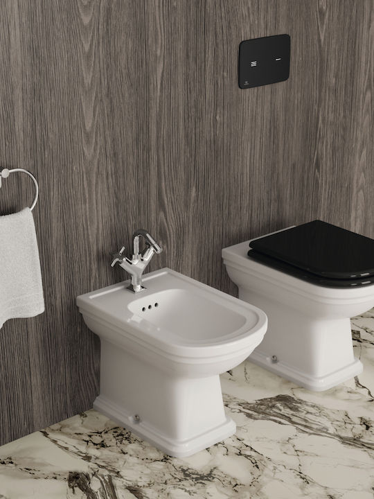 Ideal Standard Stehende Toilette mit Deckel Sanftes Schließen Weiße