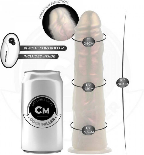 Cock Miller Realistic Dildo With Suction Cup White