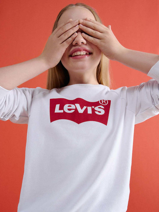 Kinder-Sweatshirt Weiß Crew