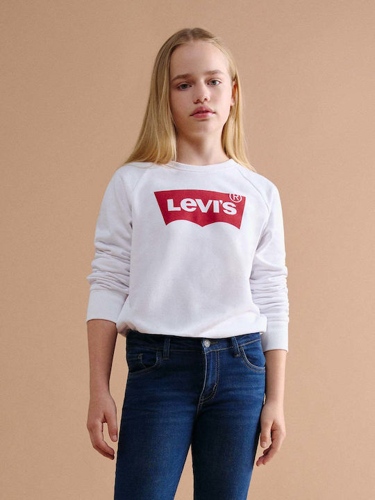 Kinder-Sweatshirt Weiß Crew