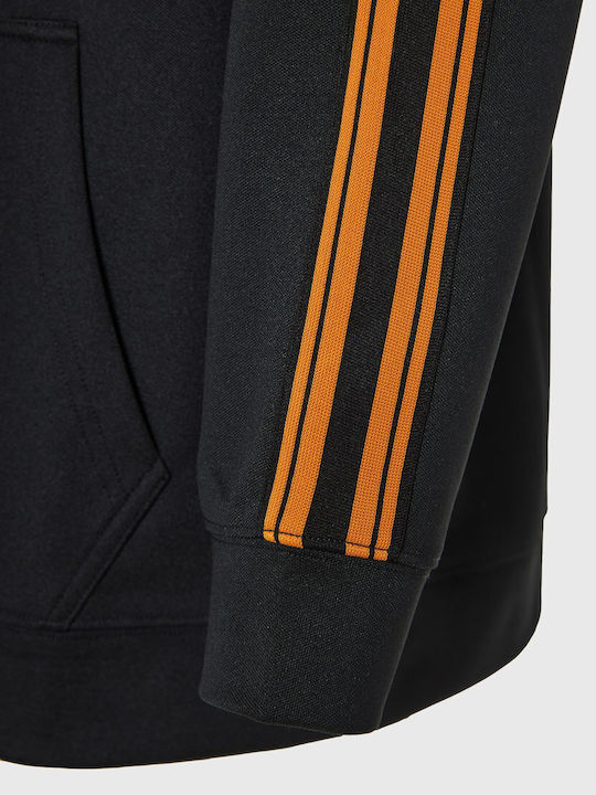 Women's Sweatshirt Jacket Hooded Black