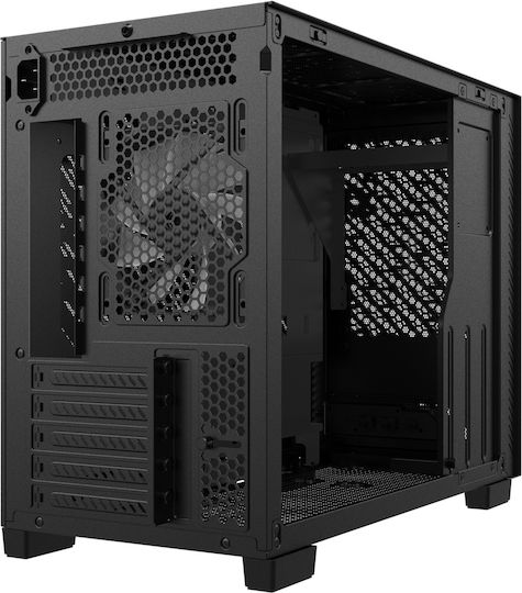 Adata Valor Air Nano Gaming Mini-Turm Computergehäuse mit ARGB-Beleuchtung Schwarz