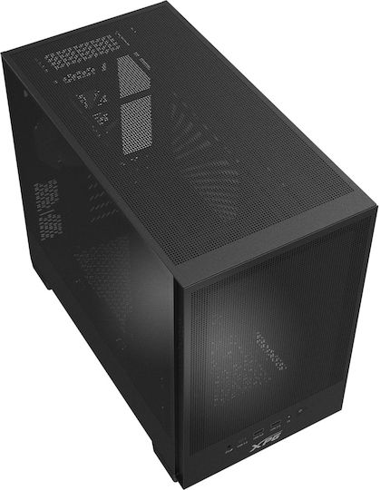 Adata Valor Mesh Nano Мини Кула Компютърна Кутия Черна
