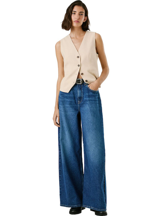 Women's Vest Light Beige