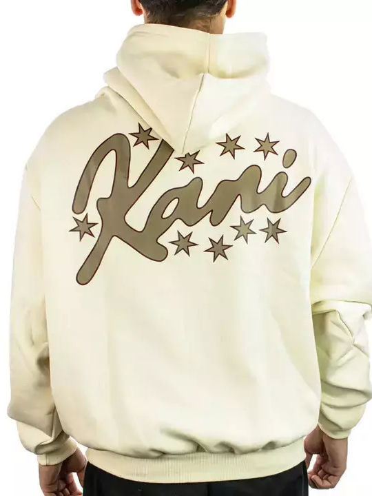 Signature Sweatshirt with Hood Beige