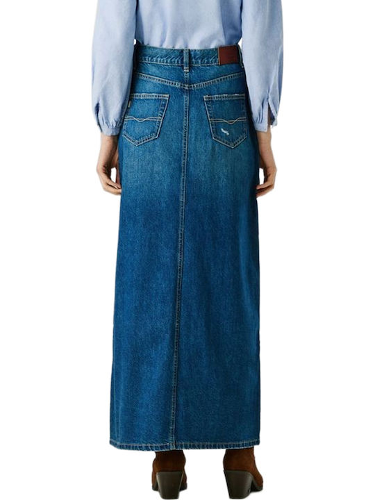 Denim Maxi Skirt