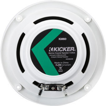 Kicker Σετ Ηχεία Σκάφους 6.5" με 50W RMS Λευκό 49KM604W