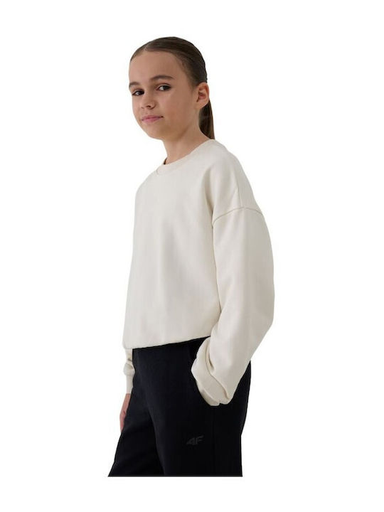 Kinder-Sweatshirt Ecru