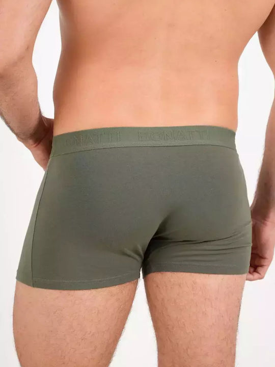 Men's Boxer Khaki with Patterns