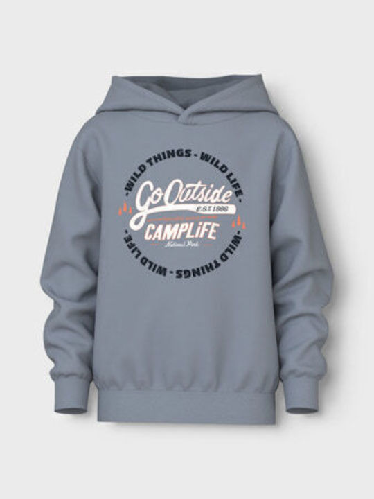 Kinder-Sweatshirt mit Kapuze Blue