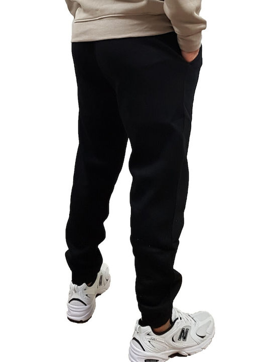 Gordon Sweatpants with Elastic Black