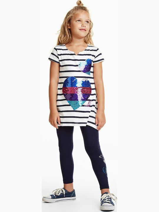 Kids Legging Capri Navy Blue Frutipan