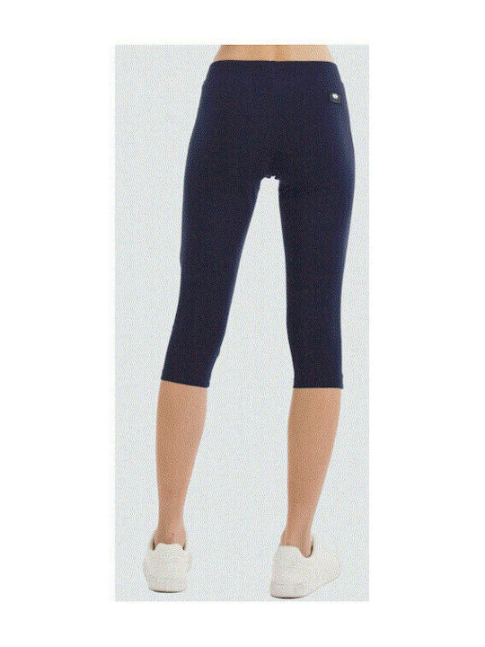 Essential Running Women's Capri Leggings Navy Blue