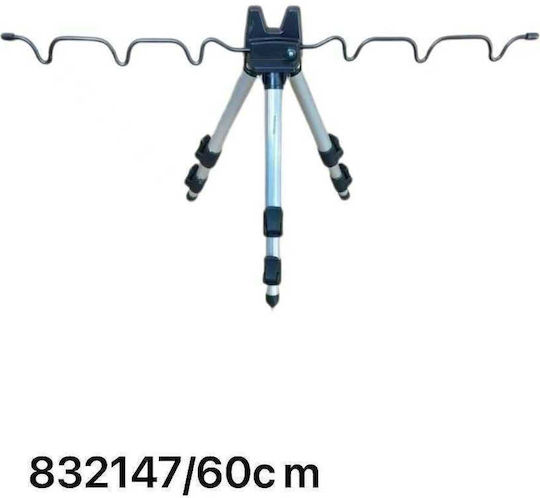 Trepied Pentru Suporturi Pentru Undite De Pescuit Din Metal 60 Cm