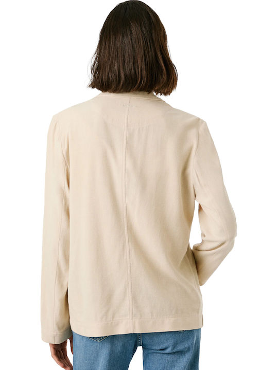 Pepe Jeans Γυναικείο Σακάκι Light Beige