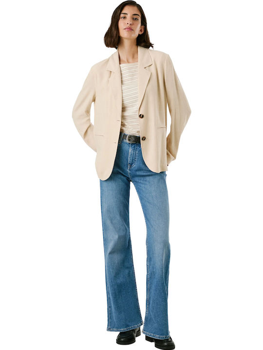 Pepe Jeans Γυναικείο Σακάκι Light Beige