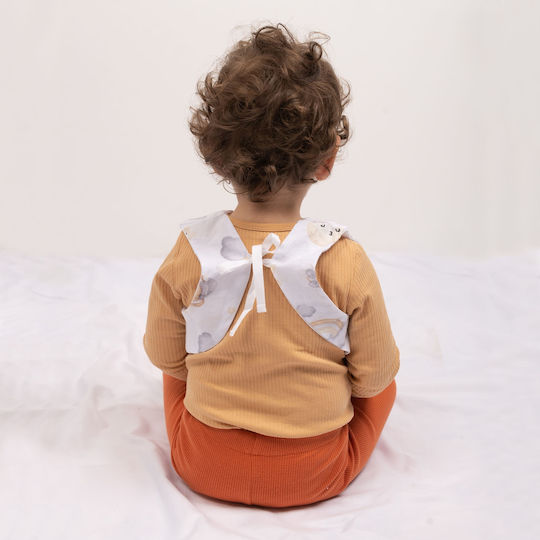 Kidizi Impermeabila Bavetă din 100% Bumbac cu Buzunar Minnie Stars pentru 36 m+ 2buc