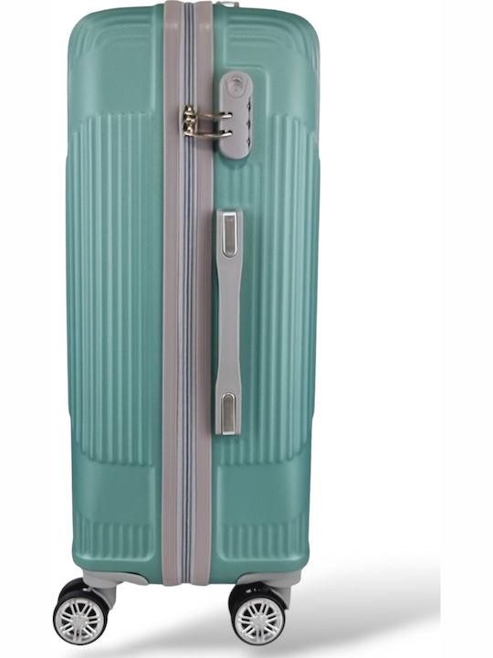 Valize De Călătorie Tough Verde Cu 4 Roți Set 3 Buc