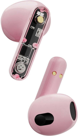 T150 Earbud / In ear Bluetooth хендсфри Слушалки с Кутийка за Зареждане Розов